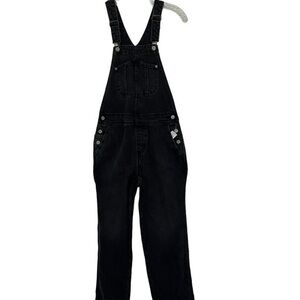 Old Navy Black Denim Overalls